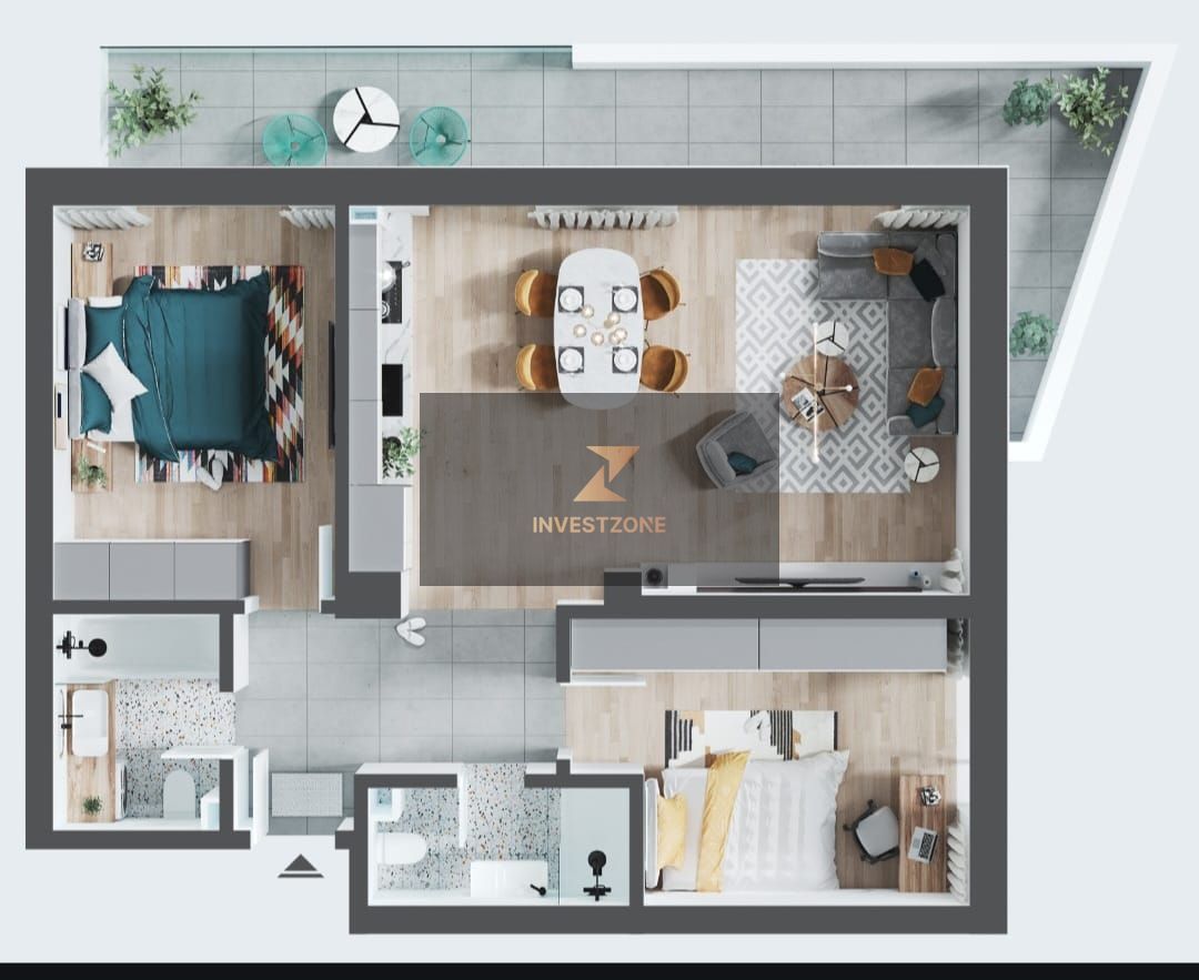 Apartament 3 camere,Prima Nufarul - Poză 3