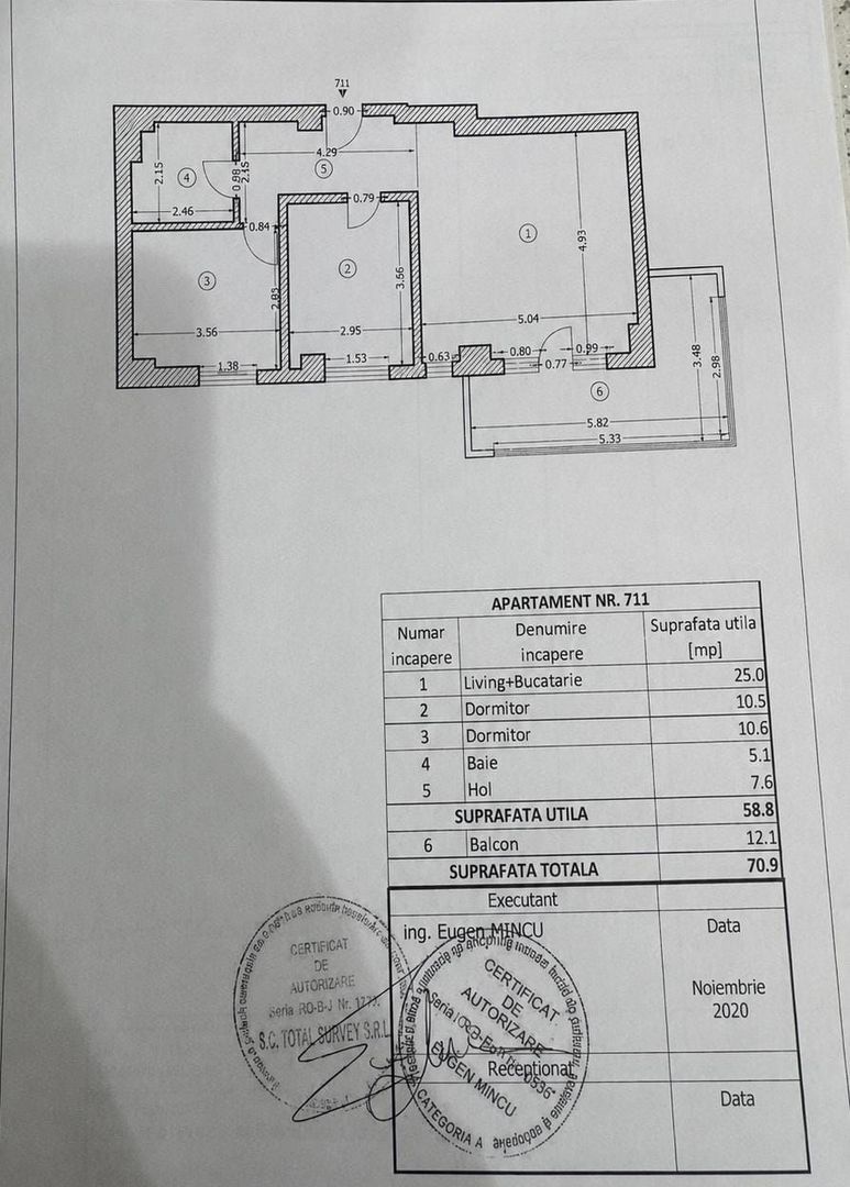 Apartament 3 Camere LUX Design Exclusivist Mobilat Utilat Premium Bloc 2020 A270 - Poză 15
