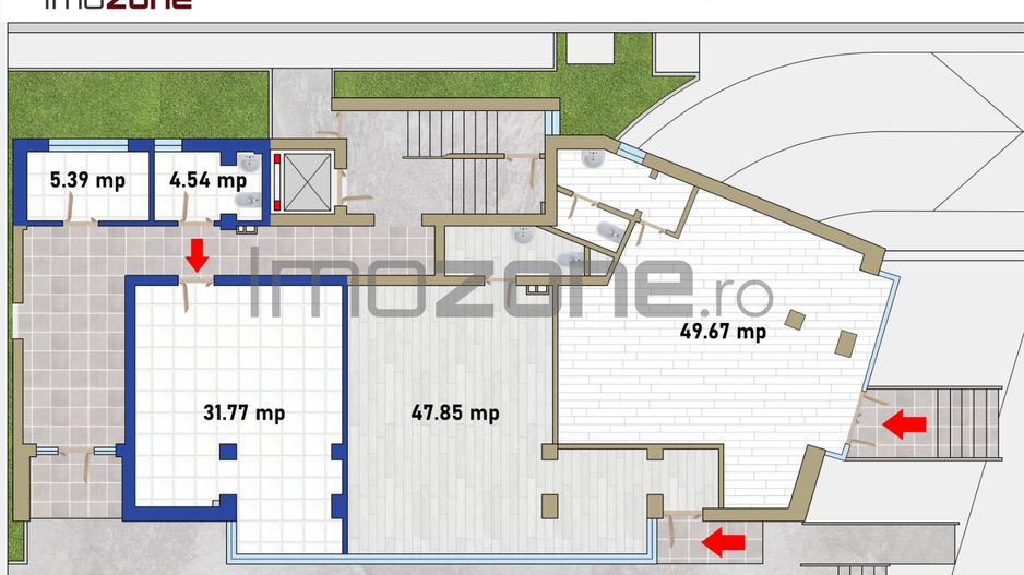 Militari - Uverturii, SPATIU COMERCIAL, 42mp la parterul unui bloc nou - Poză 1