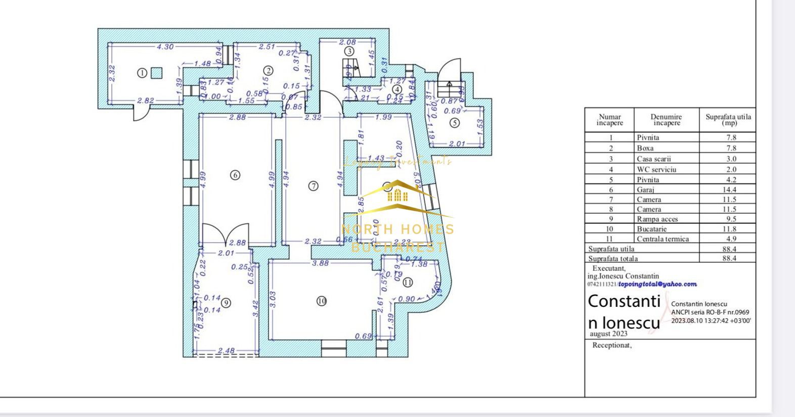 Vila de vanzare  cu acces dublu -zona ARCUL DE TRIMUF-PARCARE - Poză 12