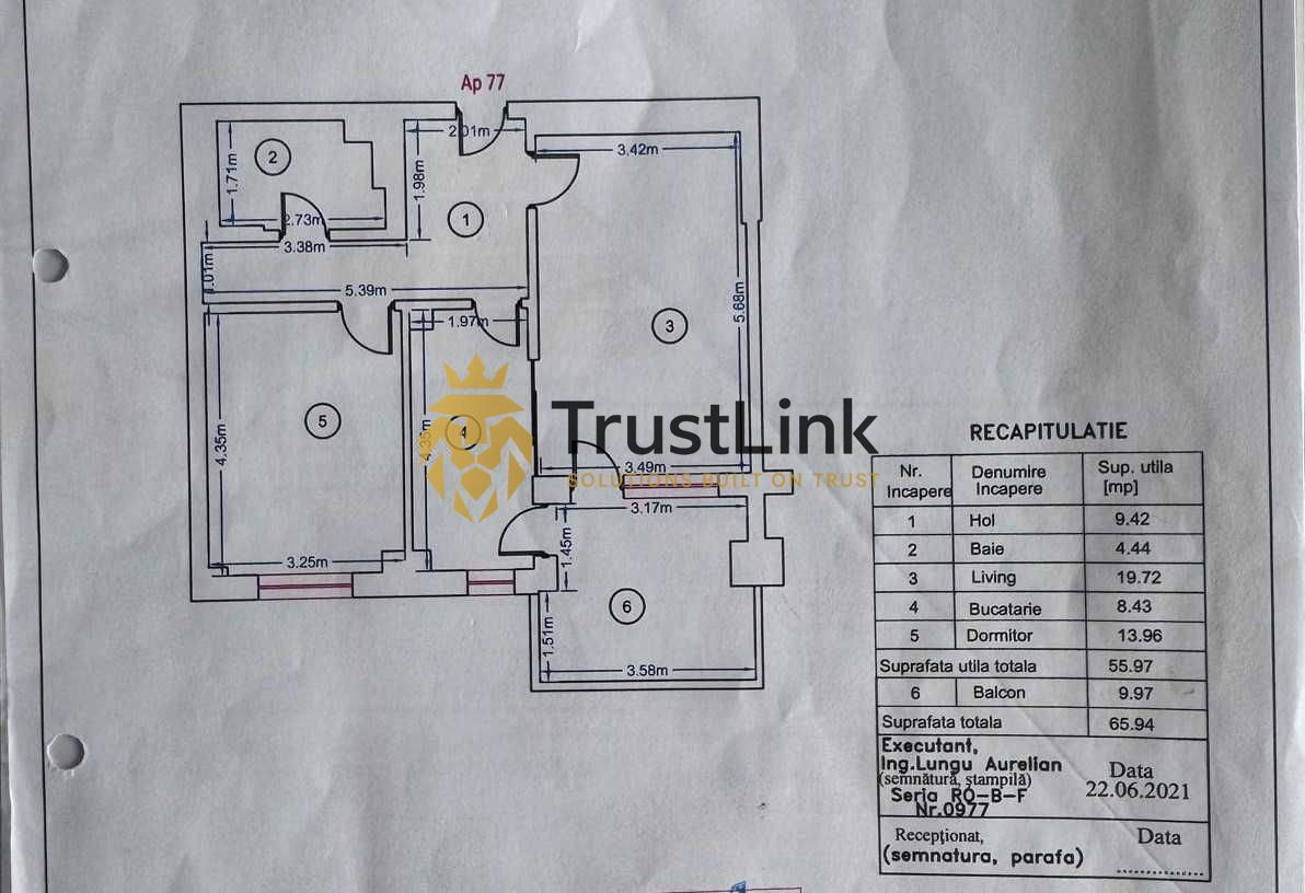 Apartament bloc nou loc parcare  subteran Nerva Traian Timpuri Noi - Poză 7