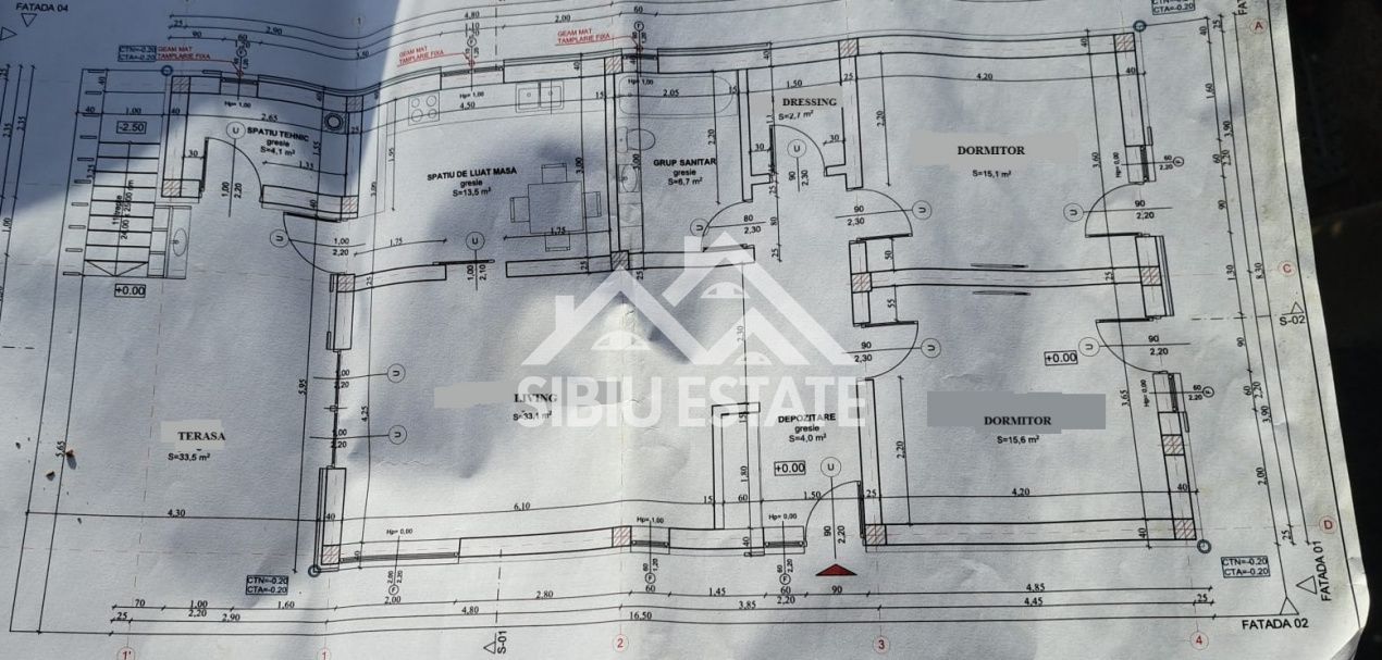 Casa 130 mp, teren 2800 mp, priveliște superbă – Marginimea Sibiului - Schiță 10