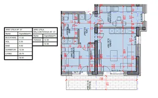 2 Camere Decomandat, Theodor Pallady | Direct Dezvoltator | Comision 0% - Schiță 13
