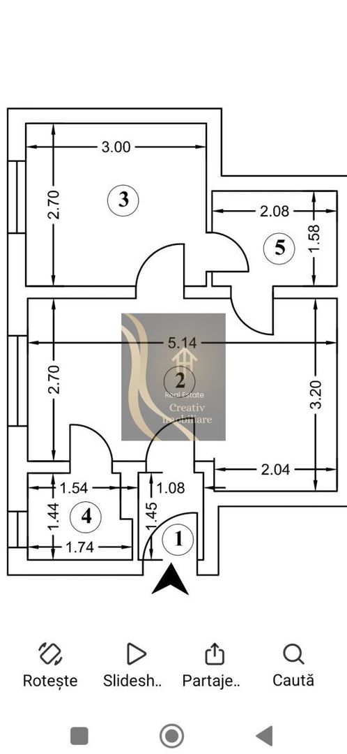 Apartament cu două camere - Poză 1