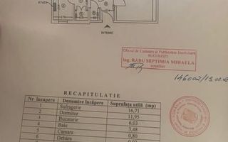 Metrou Dristor decomandat 2 camere renovat mobilat Parklake - Schiță 15