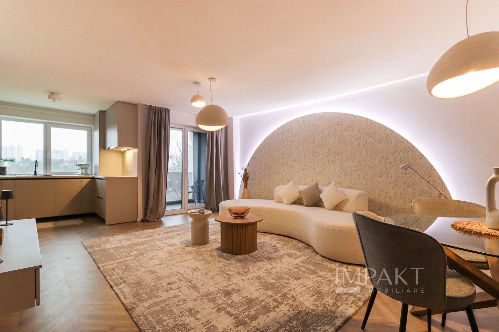 Apartament superb cu 2 camere in cartierul Sopor, prima inchiriere ! - Poză 2