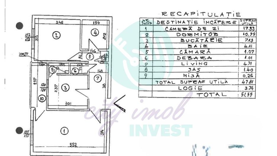 2 camere renovate COMPLET- 7 minute Metrou Crangasi- - Poză 1