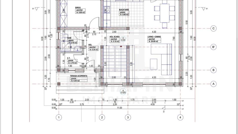 Casa-5 camere-P+1+P-147mp utili-600mp teren-Utilitati-Sanpetru - Poză 15