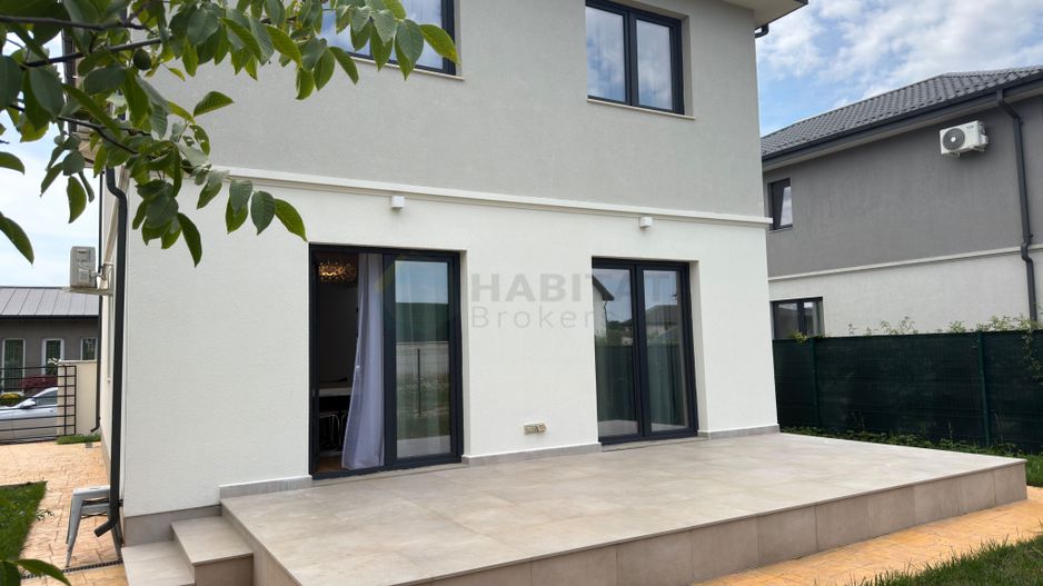 Vilă modernă cu 5 camere de închiriat în Corbeanca - Poză 27