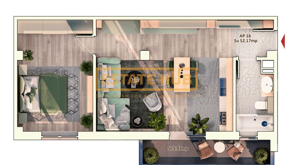 Apartament nou 2 camere | Str Dorobantilor | Comision 0% - Poză 14