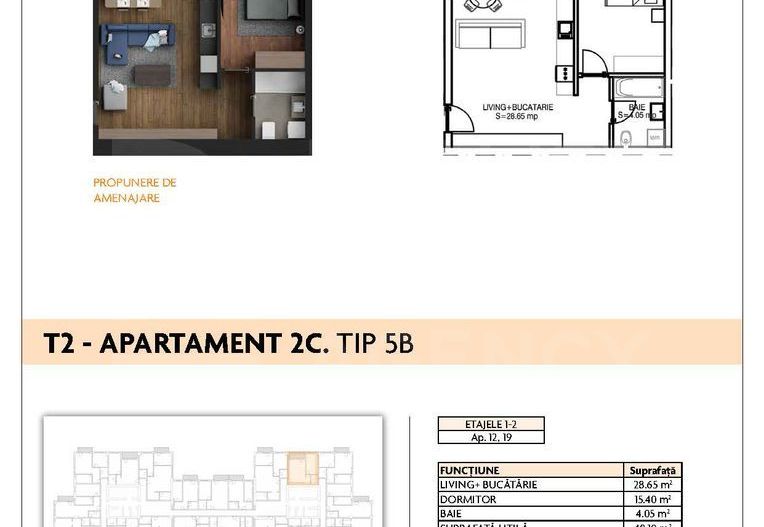 Apartament, 2 camere, spațios –  Lângă metrou - Apărătorii Patriei - Poză 4
