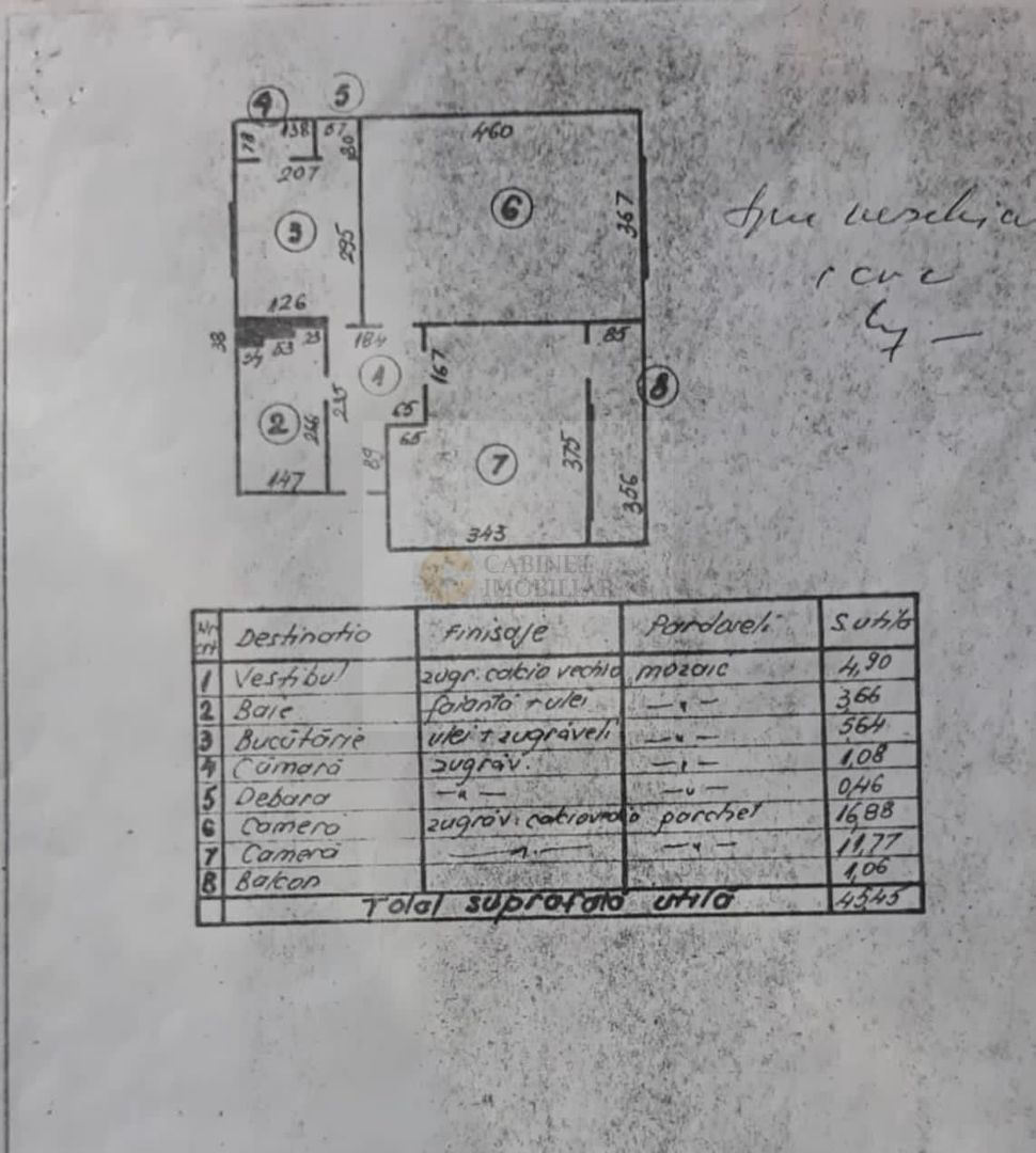 2 camere|  Decomandat | Sala Palatului |  Bloc din 1962 - Poză 17