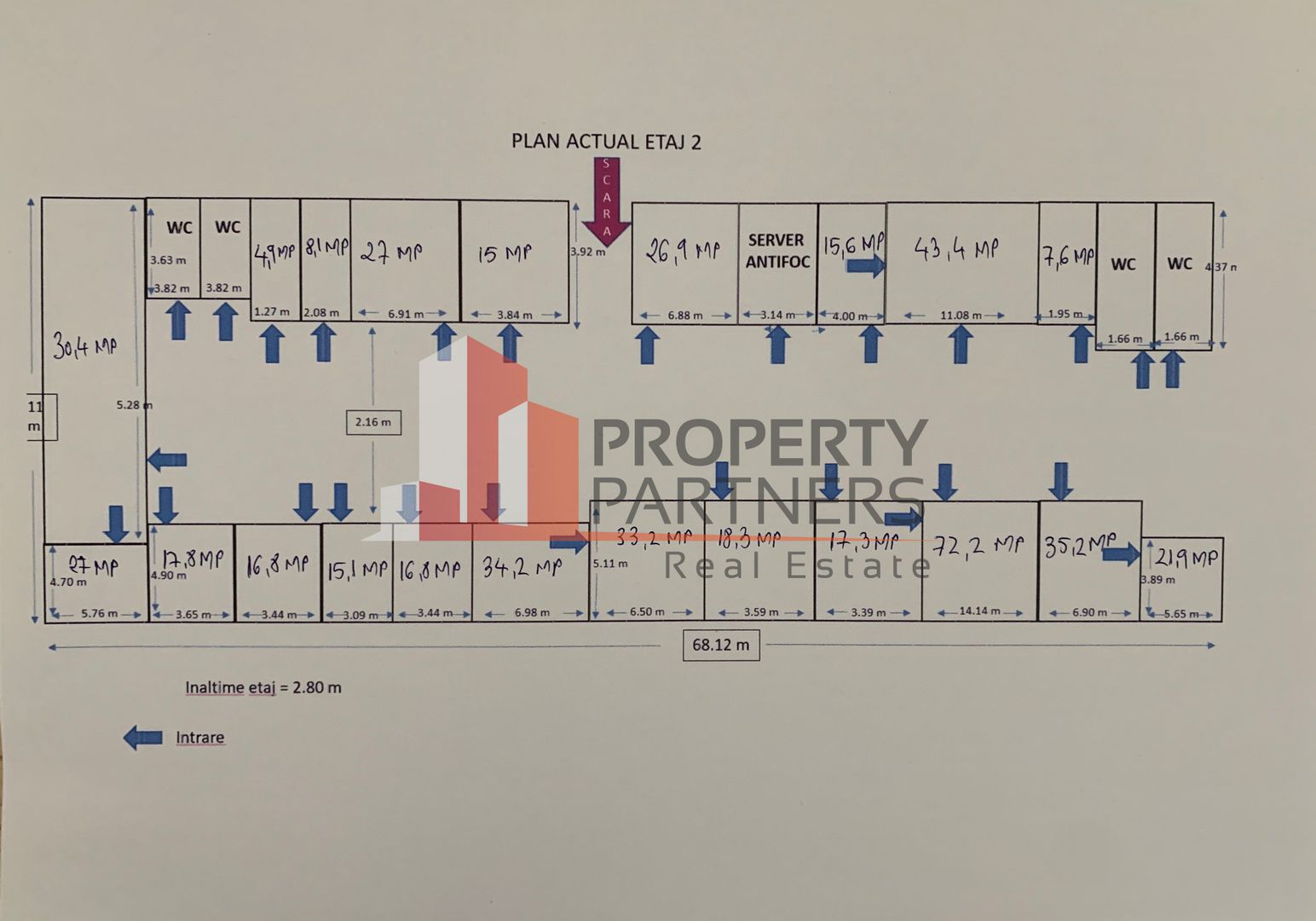 Spatii pentru birouri si depozitare, clasa A - Schiță 5