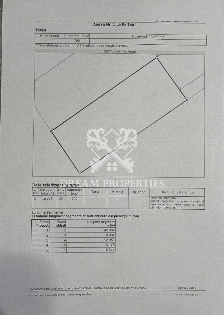 Oportunitate! Teren intravilan, 854 mp, strada Crangului Dezmir - Poză 4