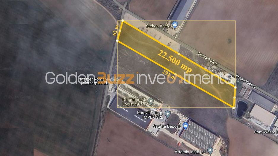 Teren Industrial | Centura București | Rudeni | Chitila | - Poză 1