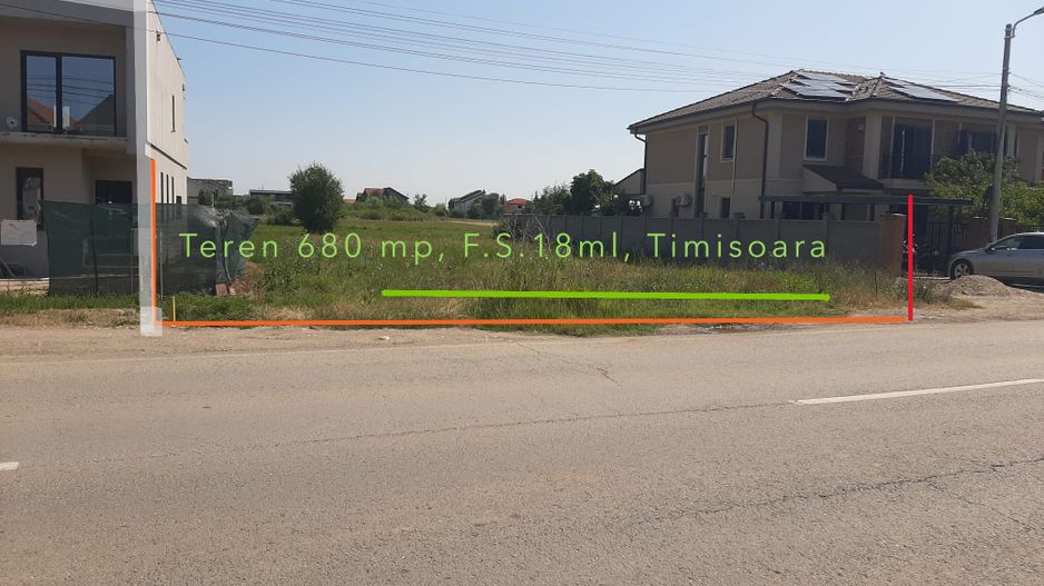 Teren pozitie premium, Timisoara Calea Urseni - Poză 1