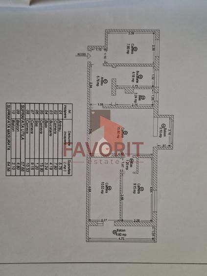 4 camere | etaj intermediar | centrala proprie | zona excelenta | - Poză 7