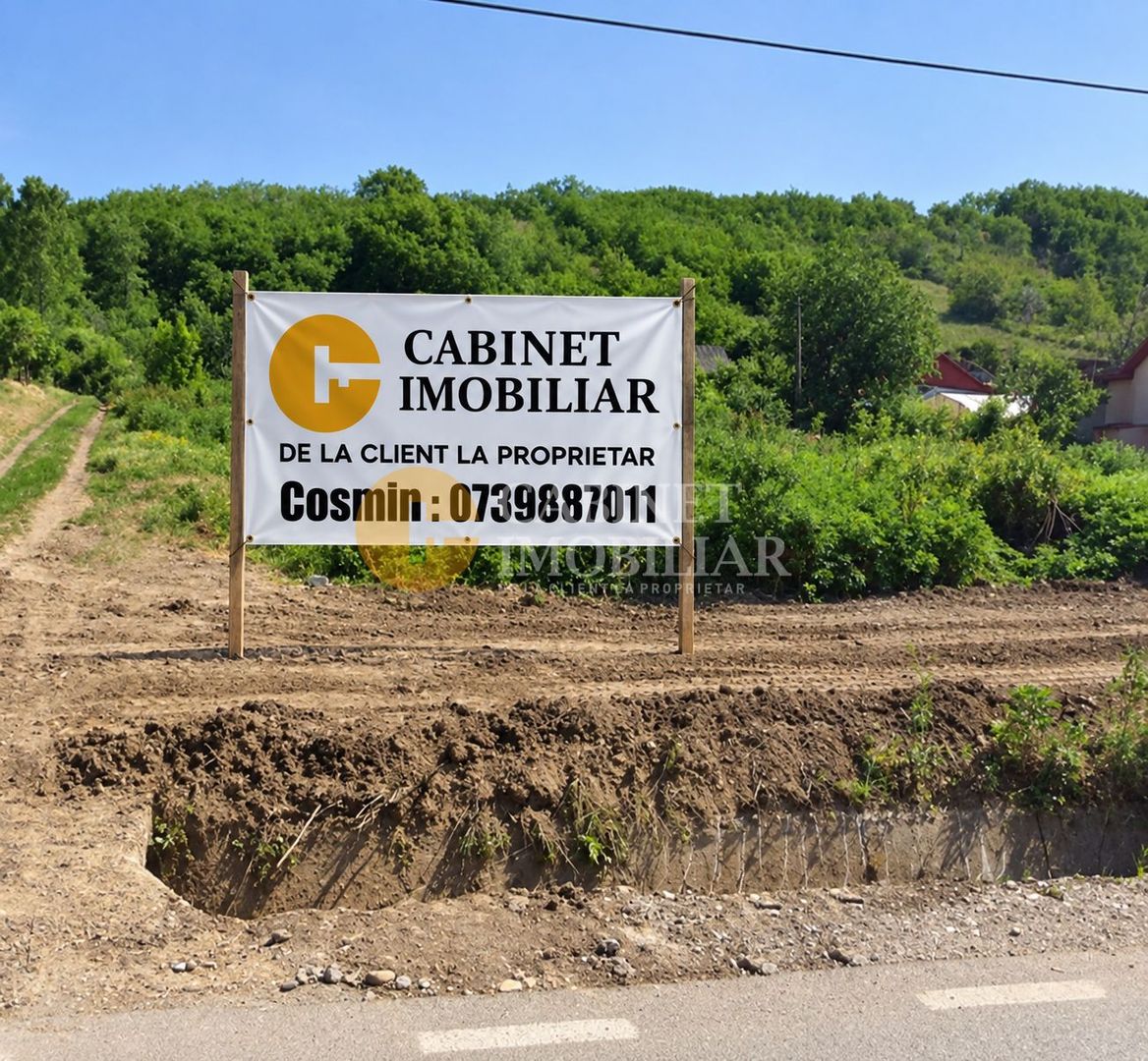 🏡 Teren intravilan 2.000 mp – DN28, la doar 38 km de Iași | 32.000 € - Poză 1