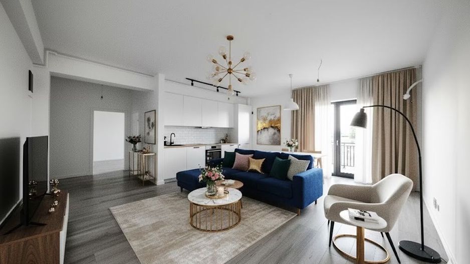 Apartamentul nr. 14 | 2 camere decomandat | Etaj 2 | Terasă 8,61 mp | - Poză 2