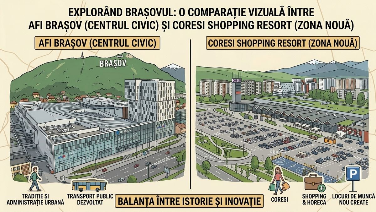 Centrul Civic vs. Zona Coresi 🏢