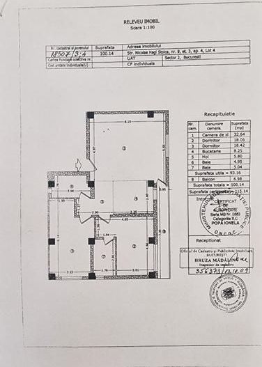 Apartament 3 camere – Ștefan cel Mare / Colentina, 93 mp, bloc tip vilă 2010 - Poză 13
