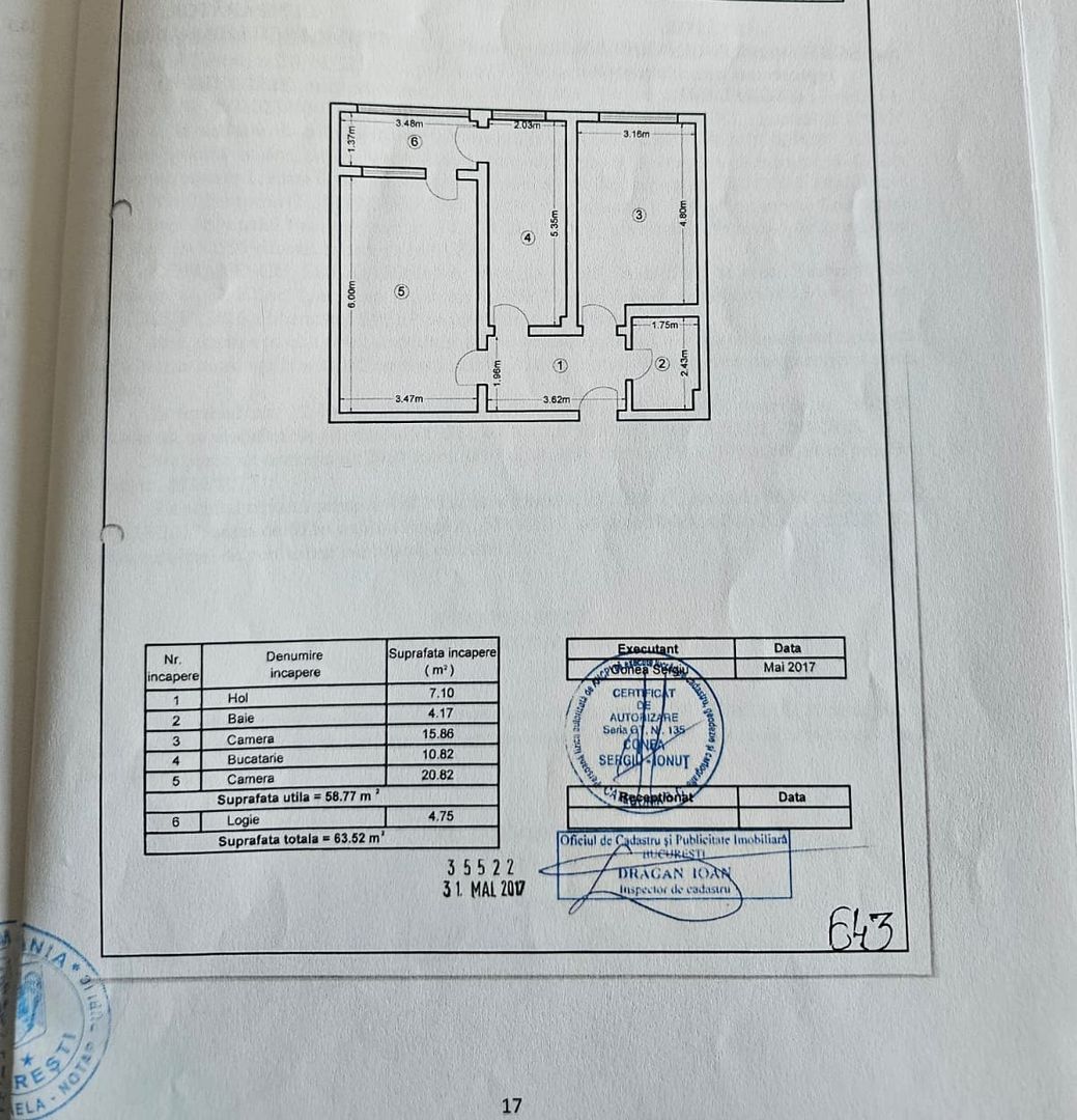Apartament 2 camere 60 mp I decomandat I parcare I Ghencea - Poză 3