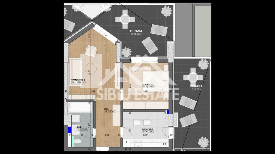 Apartament cu 2  camere-Design avangardist și confort contemporan - Poză 9