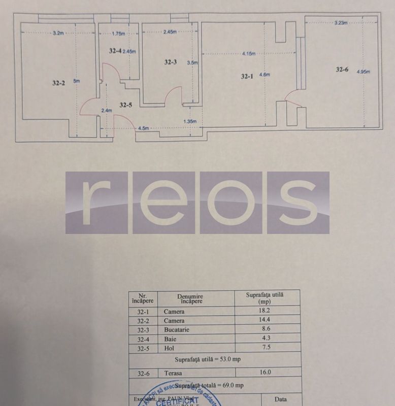 VANZARE 2 CAMERE | BLOC NOU 2024 | TERASA 16 MP | DECOMANDAT | COLENTINA - Schiță 11