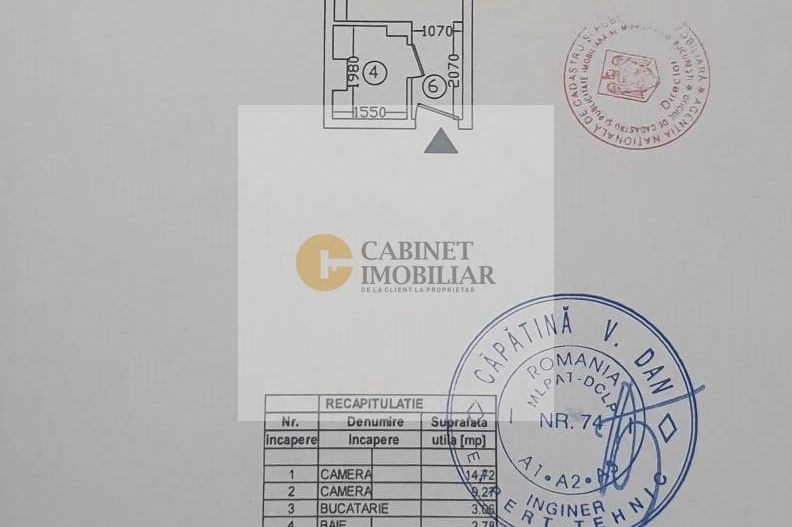 2 Camere - Hol Locuibil | Decomandat | 3/10 | Credit | M Lujer - 3 min - Schiță 17
