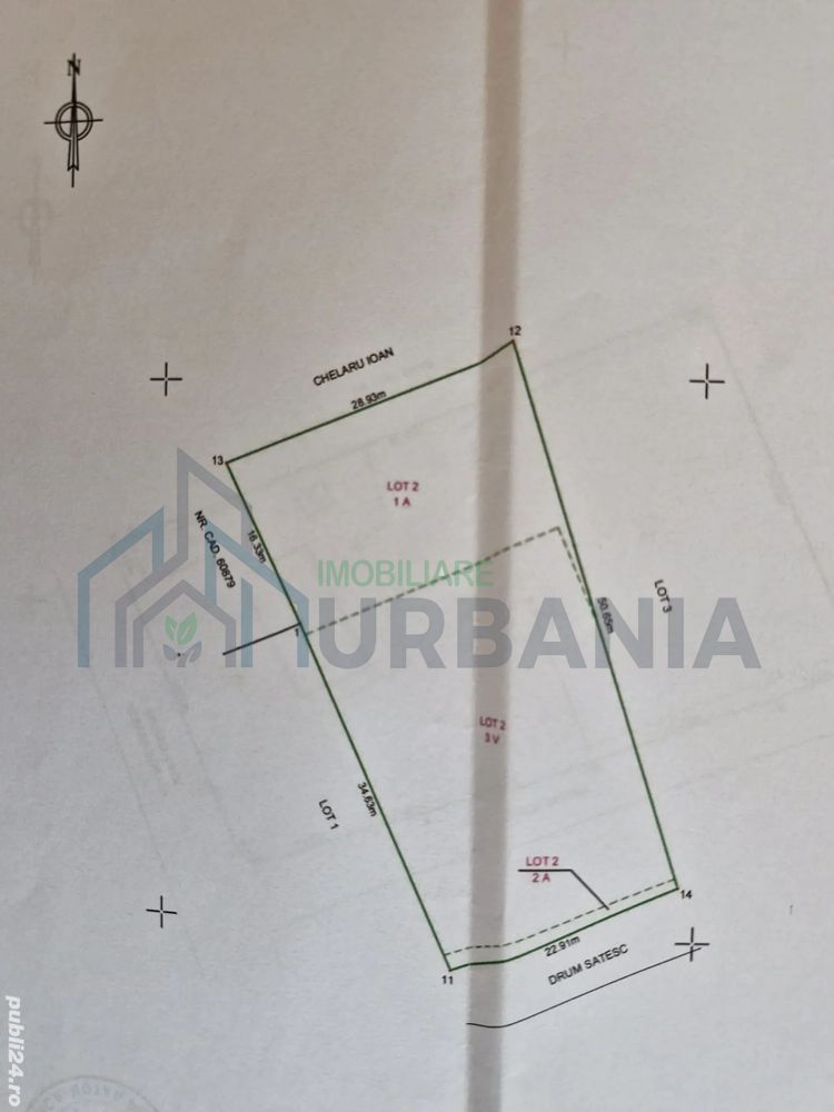 Teren intravilan 1308 mp Rediu | 9 min (5.8 km) Copou 9 min (5.8 km) Pacurari - Poză 6