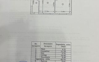 Apartament 2 camere Metalurgiei Metrou Dimitrie Leonida - Schiță 12