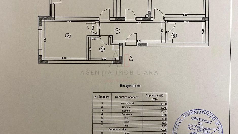 3 camere I Loc Parcare I 2 bai - Poză 14