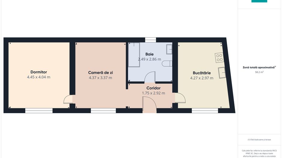 Casă cu 2 camere și teren de 1450 mp în Aradul Nou - Poză 8