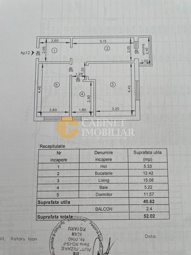 Galata, 2 camere decomandat, bloc nou - intabulat pe Iasi - Poză 7