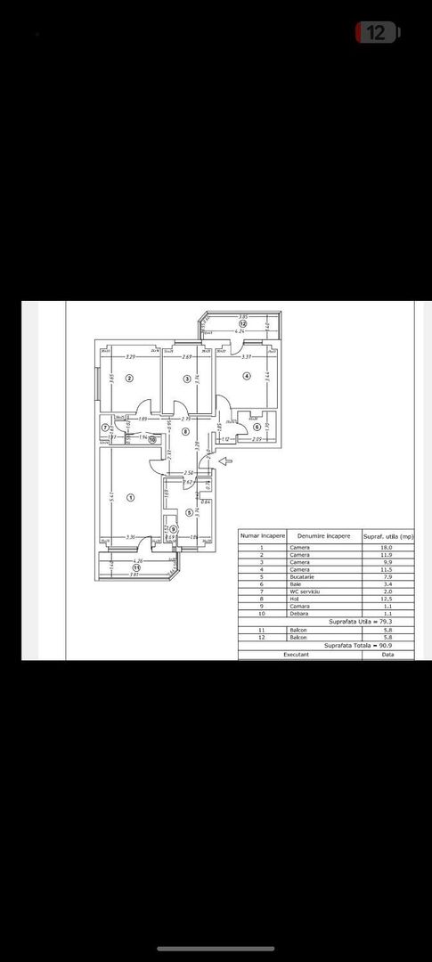 Apartament 4 camere decomandat, 2 băi, etaj 3, Șos. Alexandriei - Poză 7