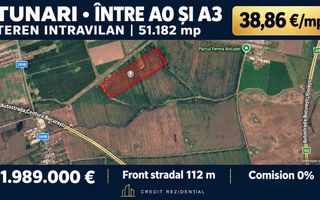 Teren intravilan Tunari | 51.182 mp | 38,86 €/mp | Comision 0% - Poză 1