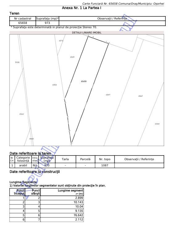 Teren Investiție | 25 €/mp | Acces Drum Metropolitan OSORHEI - Poză 8