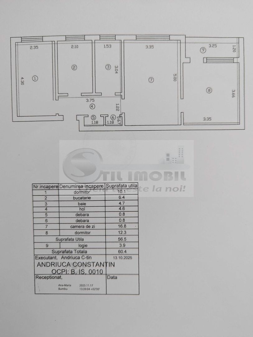 Apartament renovat 60 mp, Zona Podu Ros 128.000 Euro - Poză 8