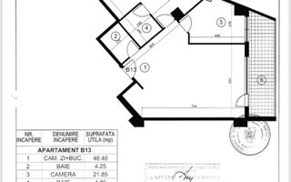 APARTAMENT SUPERB CU 2 DORMITOARE LÂNGĂ PARCUL HERASTRAU - Schiță 12