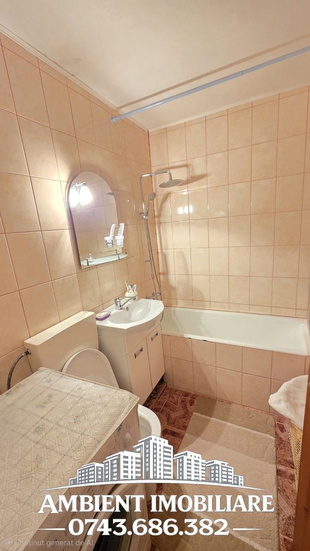Apartament cu 2 camere, etaj 4, mobilat și utilat, VASLUI - zona ANA IPATESCU; - Poză 4