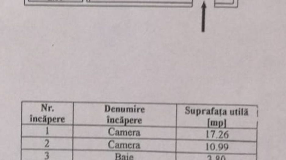 Berceni -Aurel Persu 2 camere mobilat utilat -loc de parcare - Schiță 2