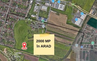 Teren intravilan arabil, 2000 mp, Arad - Poză 1