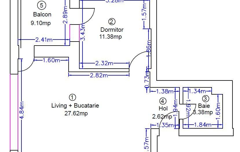 Vanzare apartament 2 camere cu balcon | Ivory Residence | Comision 0% - Schiță 9