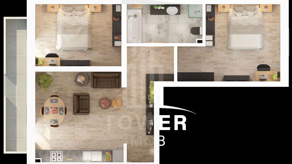 Apartamente 3 camere  Mobilat si utilat | Doamna Stanca - Poză 11