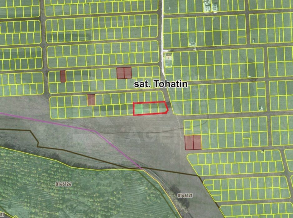 Vânzare, teren pentru construcție, 6 ari, strada Măceșilor, Tohatin - Poză 1
