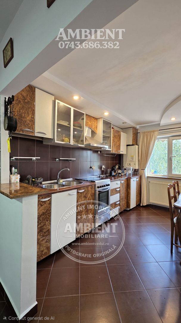 Apartament cu 3 camere, mobilat și utilat, VASLUI - zona CENTRU; - Poză 4