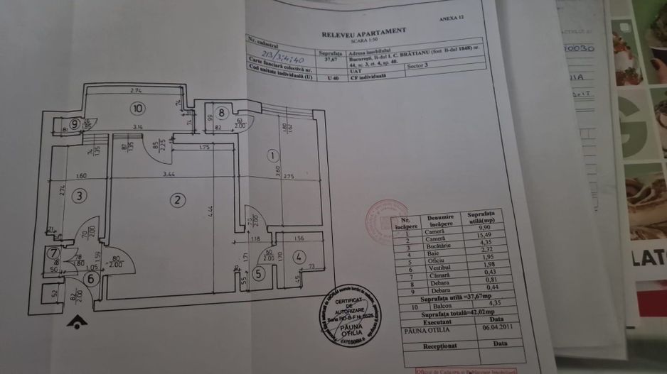 De Vanzare Apartament 2 Camere Unirii - Cocor sector 3 - Poză 6