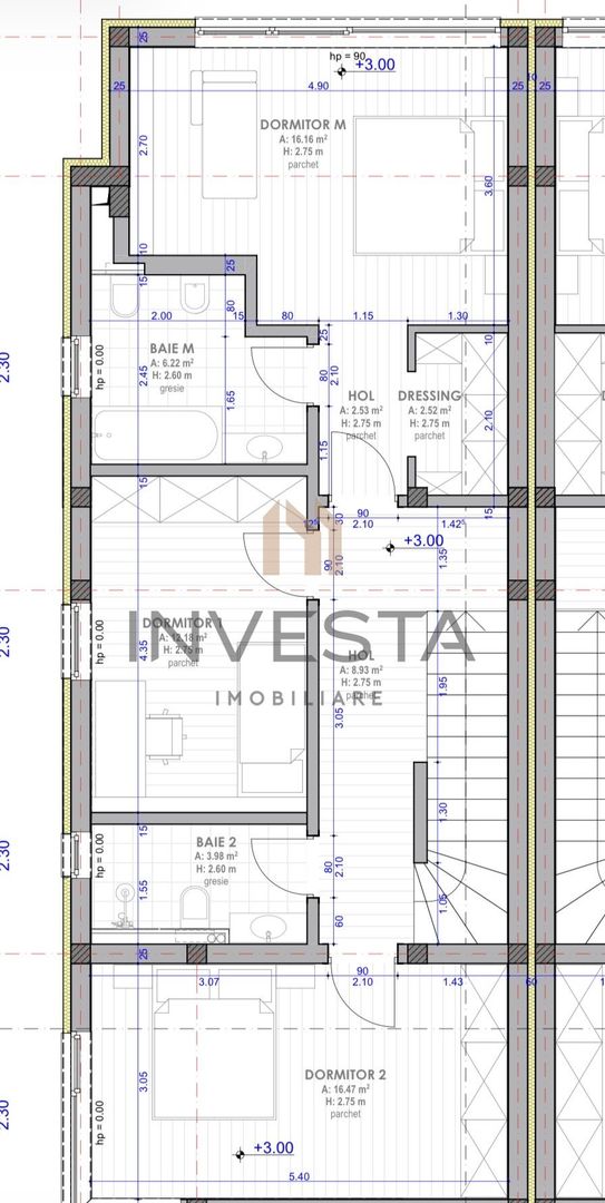 Duplex premium cu terasa panoramica de 75 mp, zona Vivo - Schiță 12