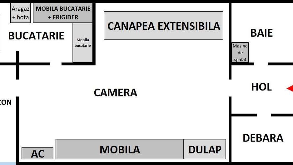 Garsonieră renovată, lângă parc IOR si Park Lake, etaj 11, vedere panoramică - Poză 8