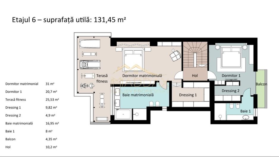 Extraordinary Penthouse *380 SQM useful* 3 parking // Primaverii - Schiță 57